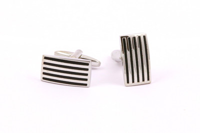 

69th Avenue Metal Cufflink(Silver)