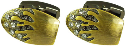 

Ammvi Creations Alloy Cufflink(Gold)