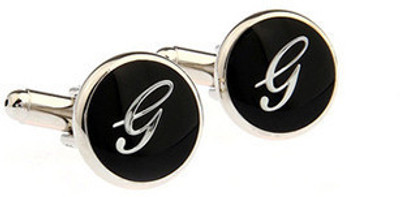 Leaf Jewel Alloy Cufflink(Silver)