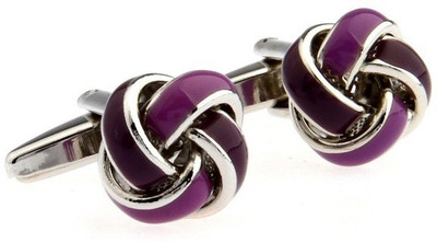 

SS Copper Cufflink(Purple)