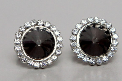 

Blacksmithh Crystal Cufflink(Silver)