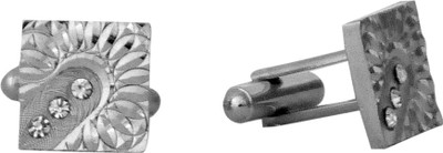 

Elite Neckties Metal Cufflink Set(Silver)