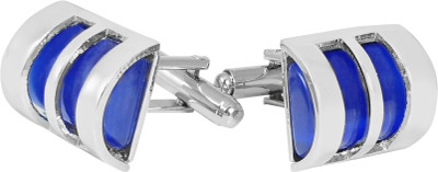 

Ammvi Creations Stainless Steel Cufflink(Blue)