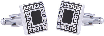 65% OFF on Tripin Brass Cufflink Set(Black, Silver) 65% OFF on Tripin Brass Cufflink Set(Black, Silver)