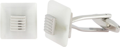 Bezel Brass Cufflink Set(Multicolor)