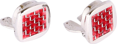 

Park Avenue Metal Cufflink Set(Red)