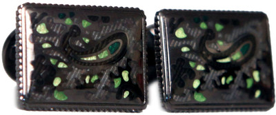 

Blacksmithh Enamel Cufflink(Grey)