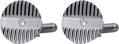 

Elite Neckties Metal Cufflink Set(Silver)