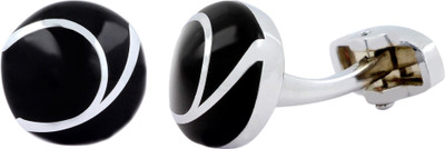 Bezel Brass Cufflink Set(Black) Bezel Brass Cufflink Set(Black)