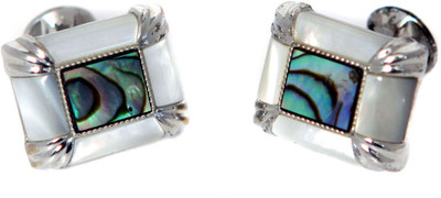 

Blacksmithh Shell Cufflink(White)