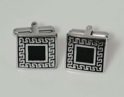 

Tiekart Stainless Steel Cufflink(Silver)