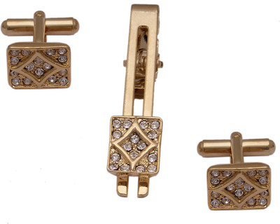 

Sushito Alloy Cufflink & Tie Pin Set(Gold)