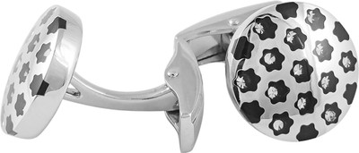 Ammvi Creations Stainless Steel Cufflink(Silver)