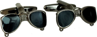 

Ammvi Creations Alloy Cufflink(Black)