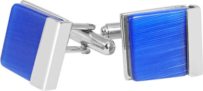 

Ammvi Creations Stainless Steel Cufflink(Blue)