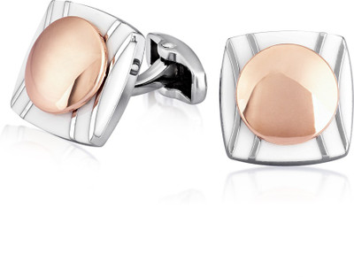 

Mahi Alloy Cufflink(Silver, Gold), Gold;silver