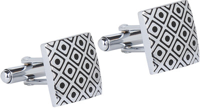 50% OFF on TRIPIN Brass Cufflink Set(Silver, Black) 50% OFF on TRIPIN Brass Cufflink Set(Silver, Black)