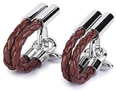 

SS Stainless Steel Cufflink(Brown)