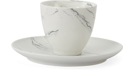 

@home Marble Collection Porcelain(White, Pack of 2)