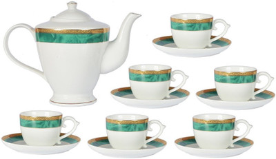 

La Platina Bone China, Porcelain(Multicolor, Pack of 13)