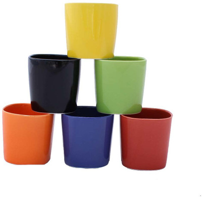 

Aarzool Ceramic(Multicolor, Pack of 6)