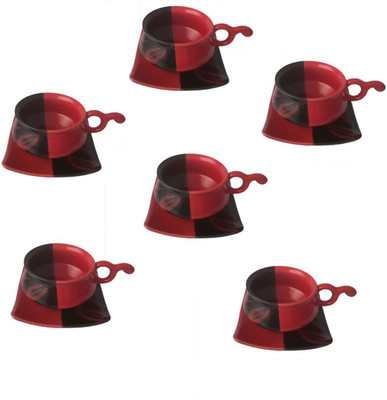 

Indeasia Srijan Stoneware(Red, Pack of 12)