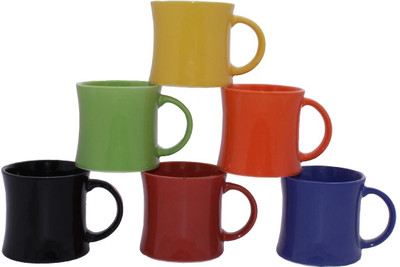 

Aarzool Ceramic(Multicolor, Pack of 6)