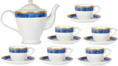 

La Platina Bone China, Porcelain(Multicolor, Pack of 13)