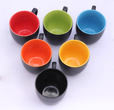 

Aarzool Ceramic(Multicolor, Pack of 6)