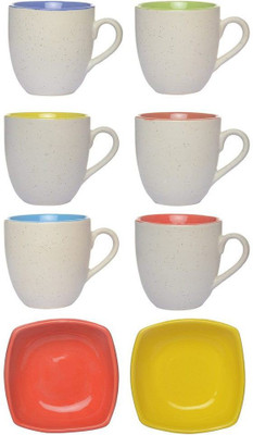 

Amazecart Ceramic(Multicolor, Pack of 8)