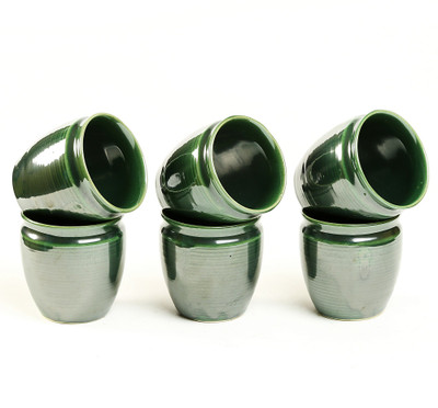 

Cultural Concepts Studio Green Kullad Ceramic(Green, Pack of 6)