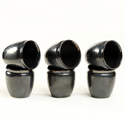 

Cultural Concepts Studio Black Kullad Ceramic(Black, Pack of 6)