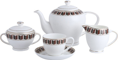 

Aspirationz Bone China(Multicolor, Pack of 15)