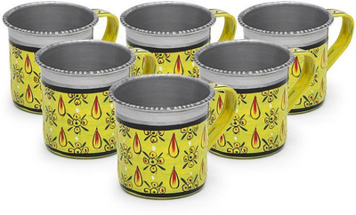 

Kaushalam Cup Set Of 6 Yellow Stainless Steel(Yellow, Pack of 6)