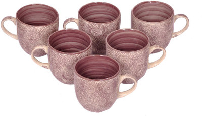 

Elite Handicrafts Ceramic(Brown, Pack of 6)