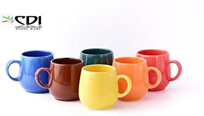 

MPU Value Mart Ceramic(Multicolor, Pack of 6)
