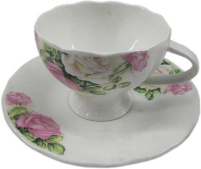 

Jain Gifts Cup & Saucer Ceramic(White, Pack of 12)
