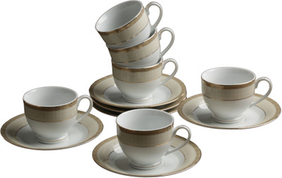 

Aditya Porcelain(White, Pack of 12)