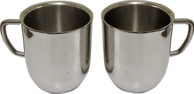 31% OFF on Dynore Pack of 2 Stainless Steel Set of 2 Double Wall large Cappucino Mugs(Steel) 31% OFF on Dynore Pack of 2 Stainless Steel Set of 2 Double Wall large Cappucino Mugs(Steel)