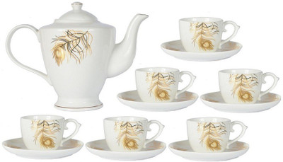 

La Platina Bone China, Porcelain(Multicolor, Pack of 13)