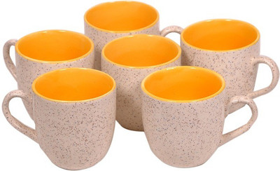 

Elite Handicrafts Ceramic(Multicolor, Pack of 6)