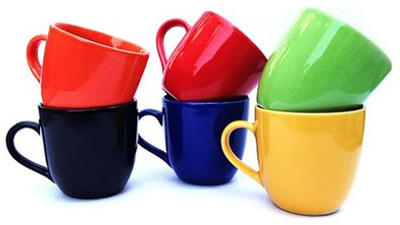 

Toygully Ceramic(Multicolor, Pack of 6)
