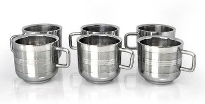 

Kitchen Krafts Stainless Steel(Silver, Pack of 6)