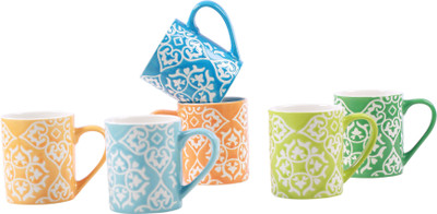 

Goldleaff Porcelain(Multicolor, Pack of 6)