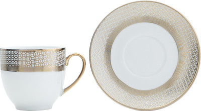

Goldleaff Porcelain(White, Gold, Pack of 12)