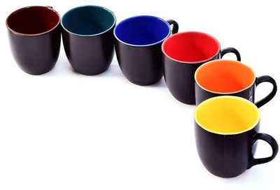 

La Lady Store Ceramic(Black, Multicolor)