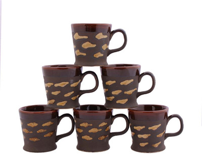 

Aarzool Stoneware(Brown, Pack of 6)