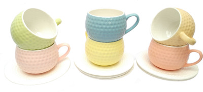 

Bharat Bone China(Multicolor, Pack of 12)