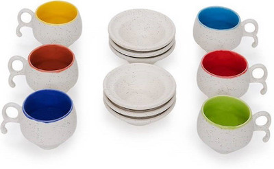

Amazecart Ceramic(Multicolor, Pack of 12)