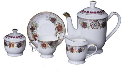 

BP Bharat Bone China(Gold, Red, Yellow, Green, Pack of 15)